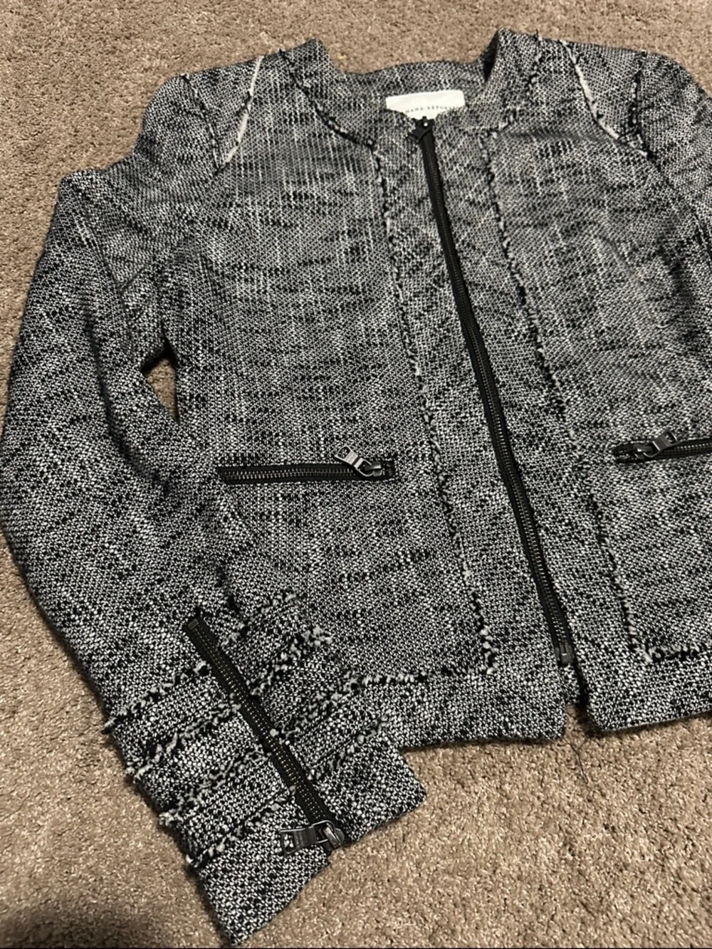 Banana Republic Woven Zip-Front Jacket
